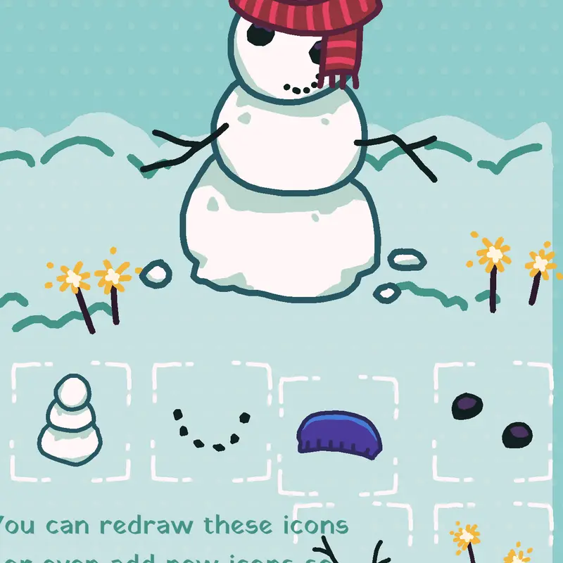 Ninja snowman by @fanizz