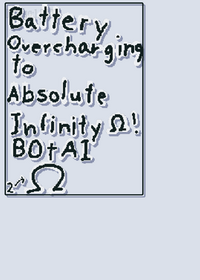 Battery Overcharging to Icosillion but bug...