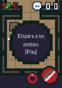 dispara a los zombies