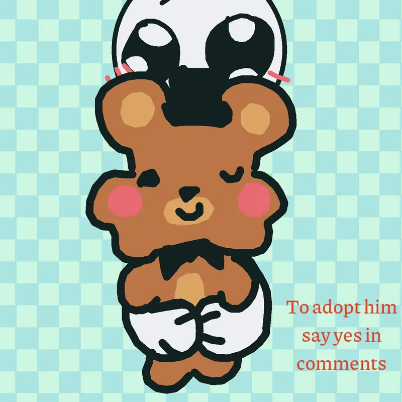 Will you adopt him by @clowne
