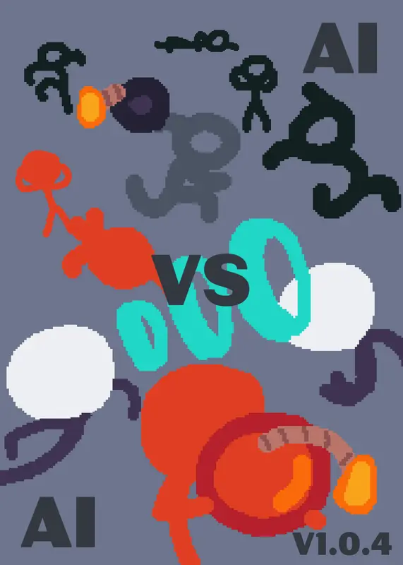cool AI vs AI game by @mei_lulxd