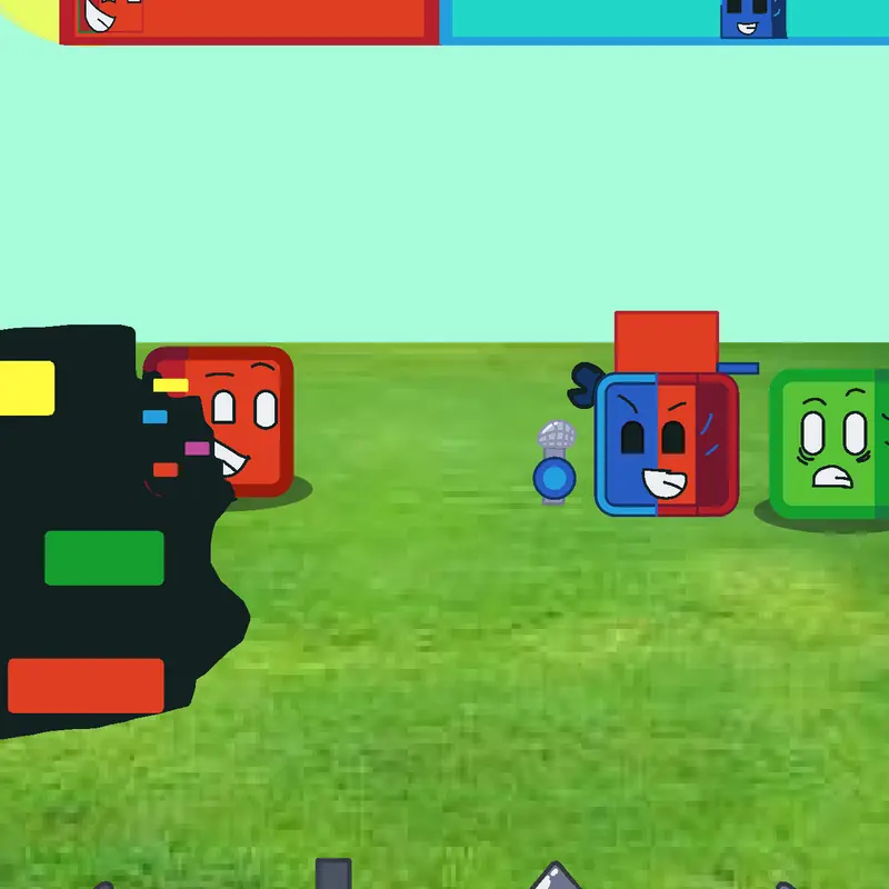 Cube Red Glith vs My Channel by @Lux2012m