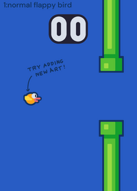 Flappy bird with a twist