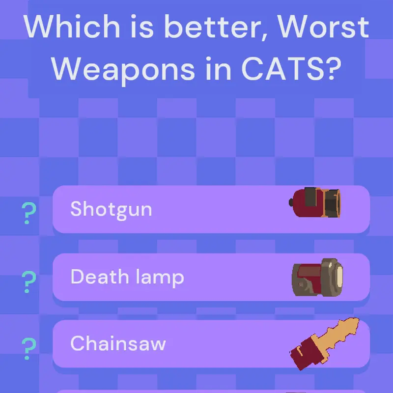 Game by @Weapon_Mayhem_Roblox
