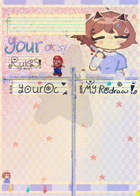 ✩Redrawing your ocs!✩