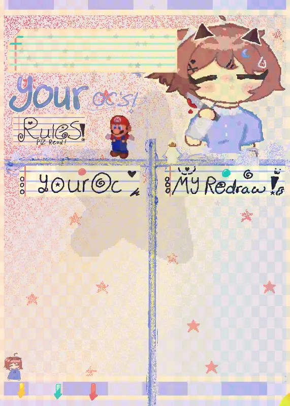 ✩Redrawing your ocs!✩ by @P3NEL0P3_ST4R
