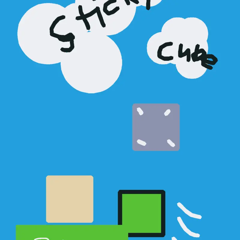 Sticky cube by @BaconGuy555