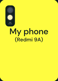 My phone, phone, redmi 9A,