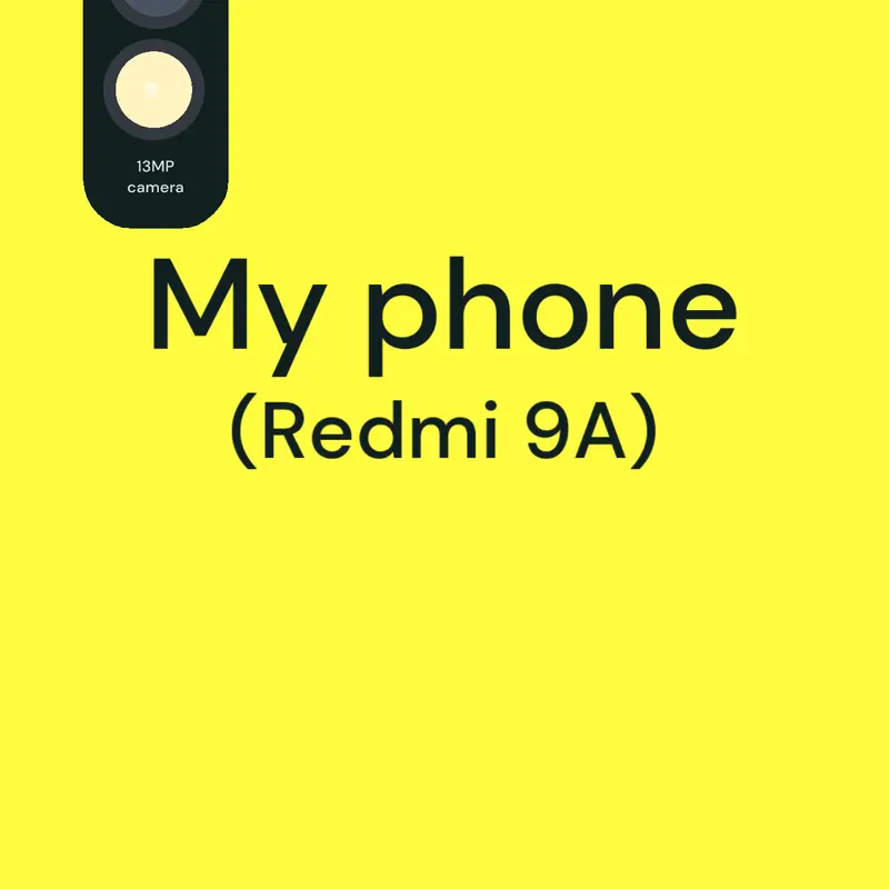 My phone, phone, redmi 9A, by @Honf
