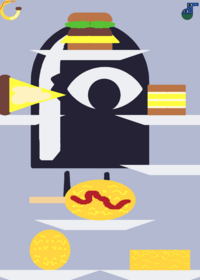 Feed the character simple