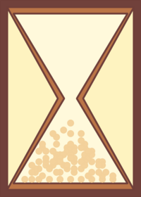 SAND HOURGLASS - turn your phone upside down...