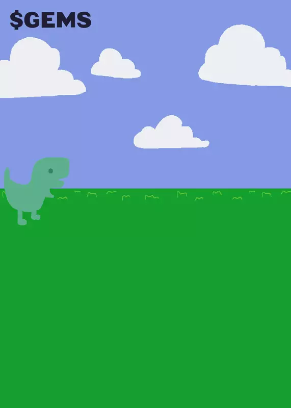 The google Dinosaur game :D (made in 1h) by @oshimy