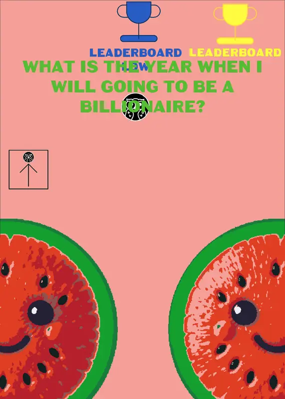 What is your year to be a billionaire! by @Shortz8278