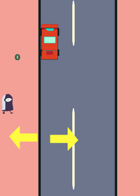 Cross the road
