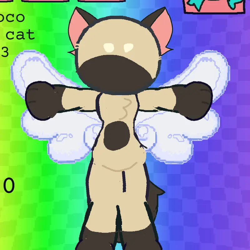 Choco the cat ragdoll game! by @MapleTheSyrupCat