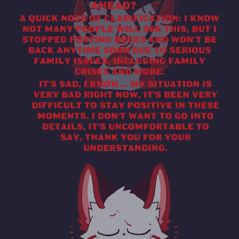An explanation for my disappearance. by @-_Bread_-