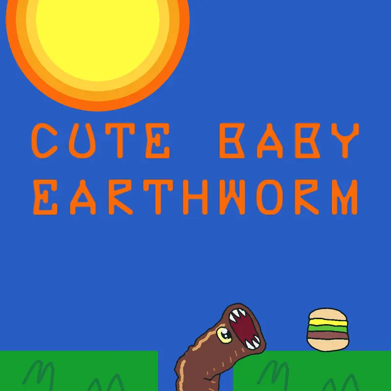 Cute baby earthworm by @MrChamp