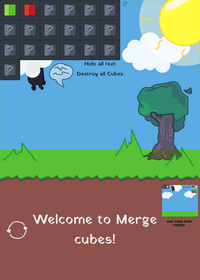 Merging Cubes game!