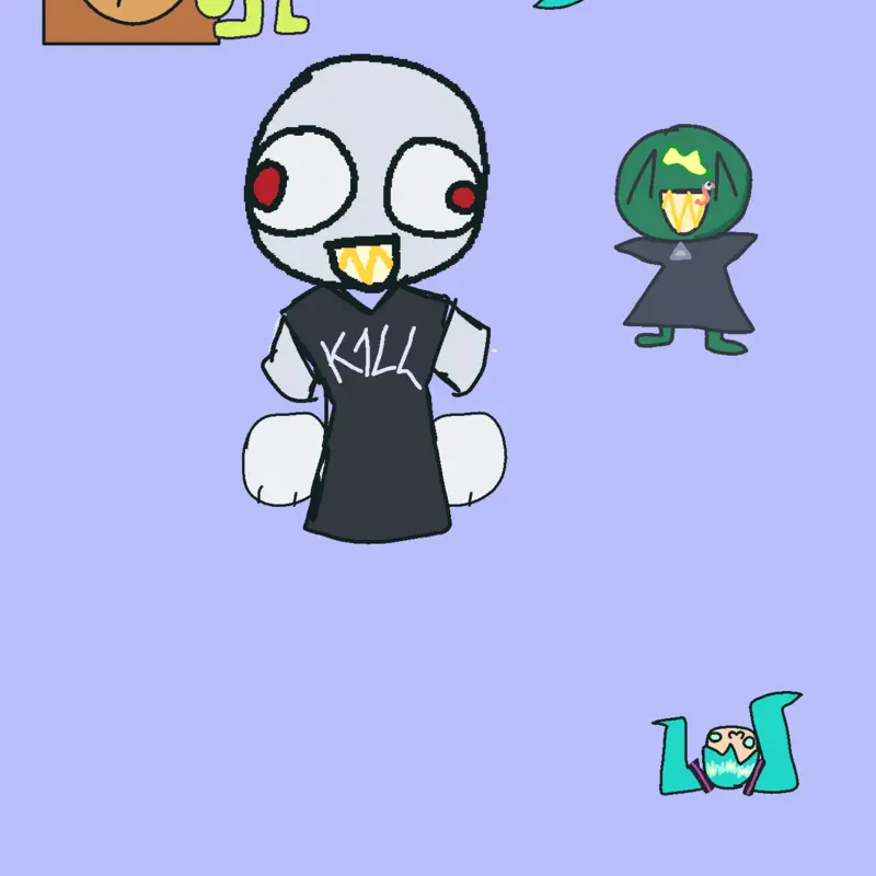 my oc but fish by @sillyness-is-silly