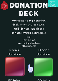 Donation deck