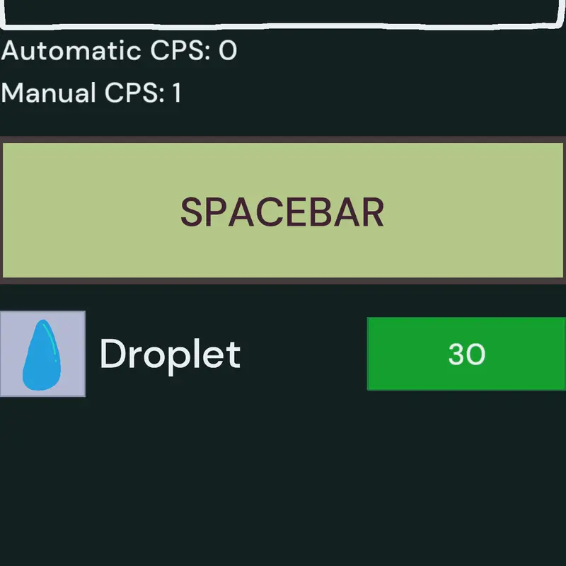 Unfinished Clicker Game by @MigaPlay