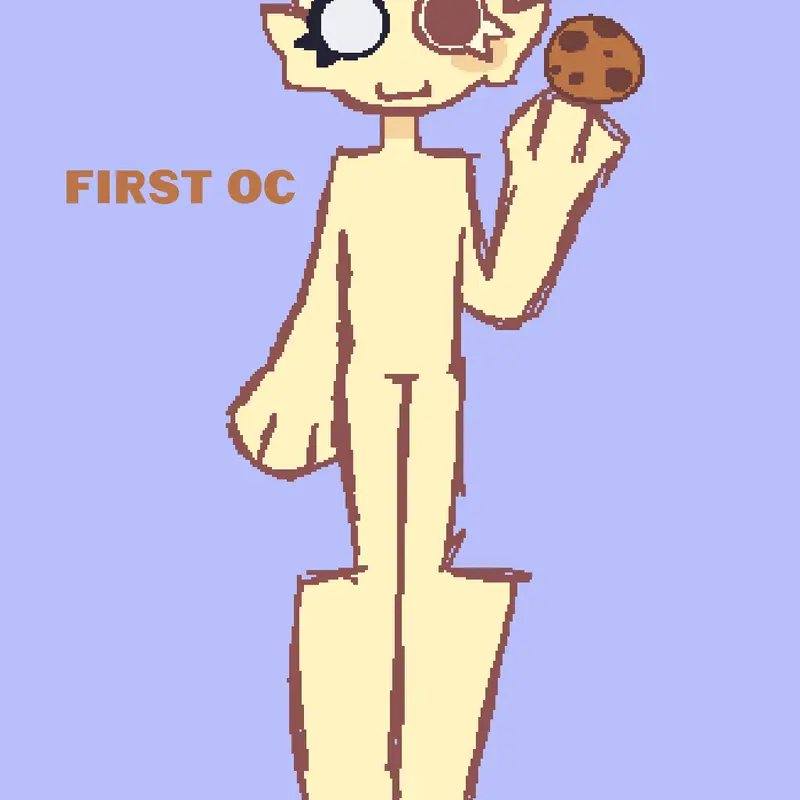 First oc :D by @-Itzmellow_dev-