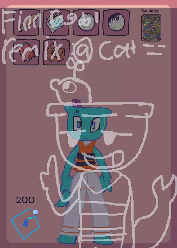 Finn ragdoll!!! by @S1lly_gingerbread