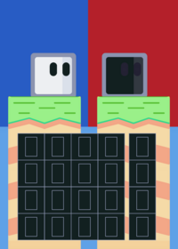 White vs black
