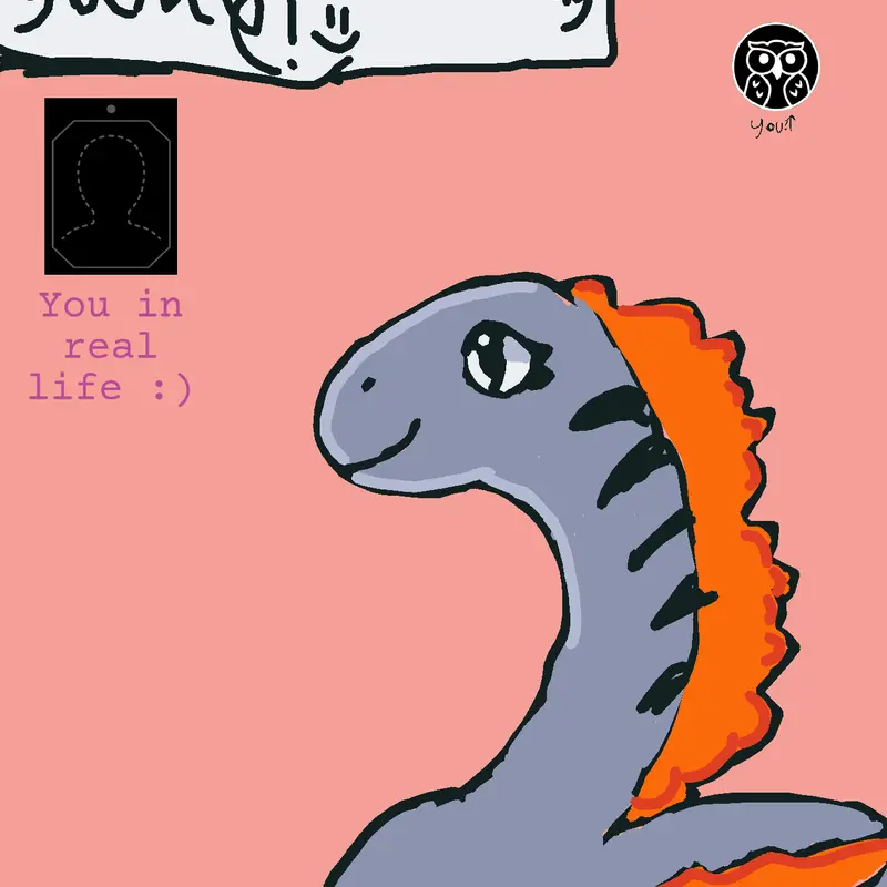 Welcome to my account! by @titanosaurus
