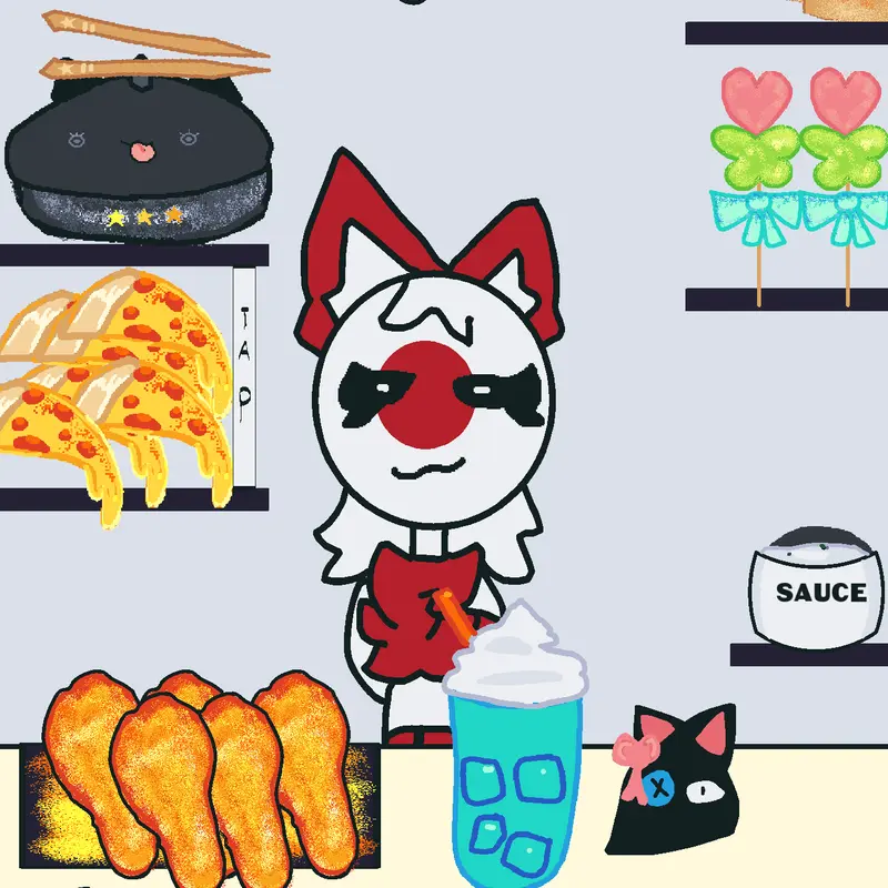 Mukbang furry japan by @Itzyingyang