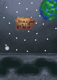 Realistic golf ın moon
