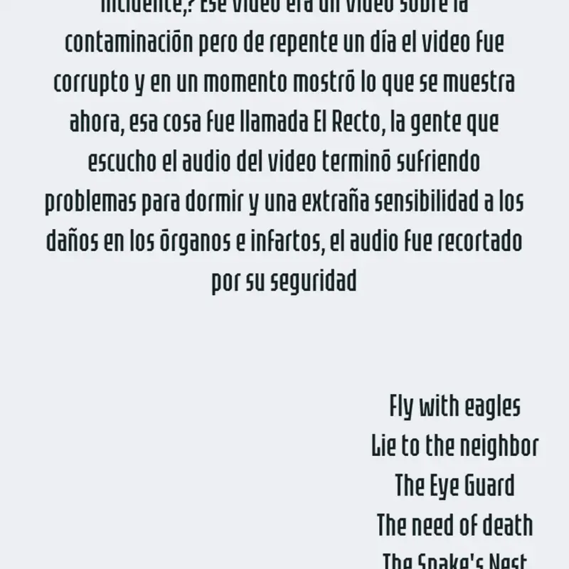 Terror analógico 2026 by @SantiagoSalcido