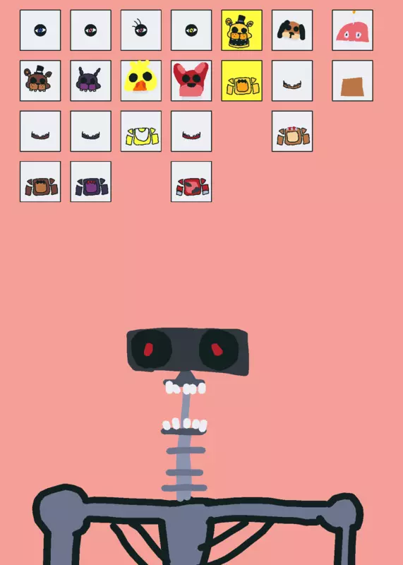 Fnaf 1 puzzle by @fan_animal_hospital