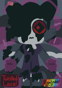 Here is the twisted form of my Halloween OC!