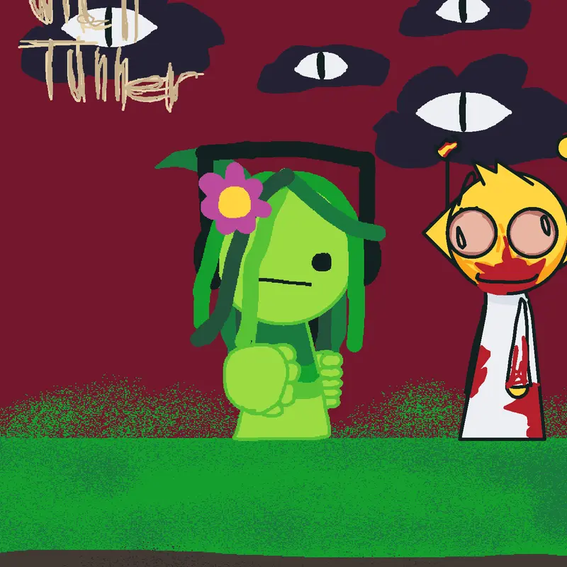 Vineria don't defense yoursef- JUST RUN! by @-DaRealVinnyTheGhost-