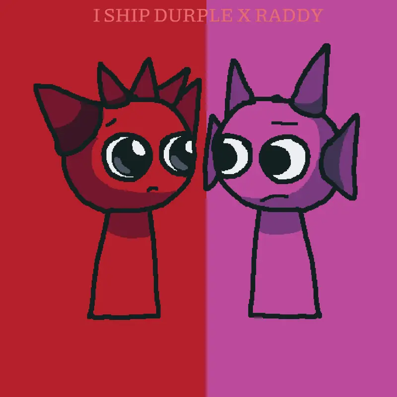 Durple X Raddy sorry by @Mechano_Clukr