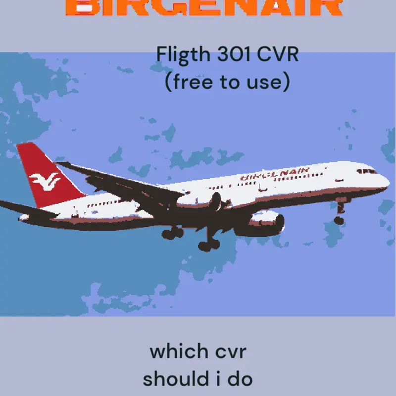Brigenair fligth 301 CVR by @Air-Trabzon-TR