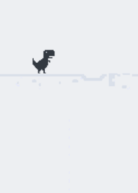 The Google Dino game