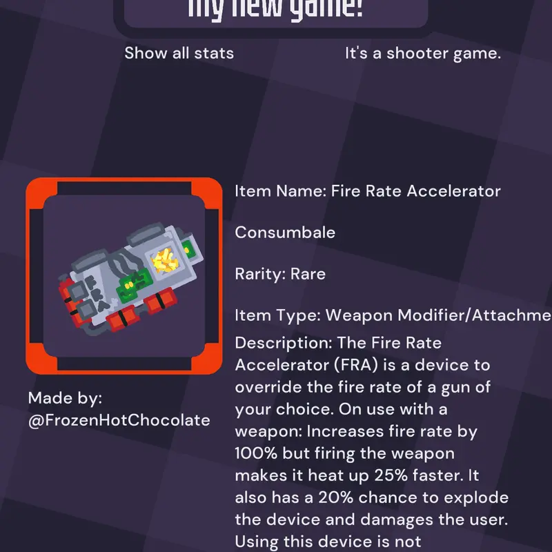 Game by @FrozenHotChocolate