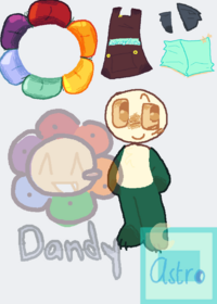 Dandys world puzzle dress up shting