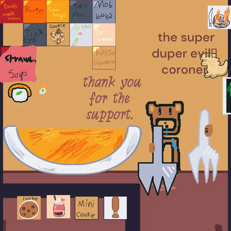 Feed baby bear. by @Acconting