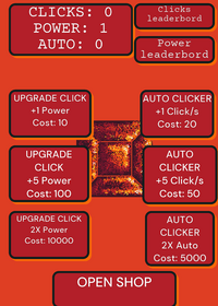 My first clicker game