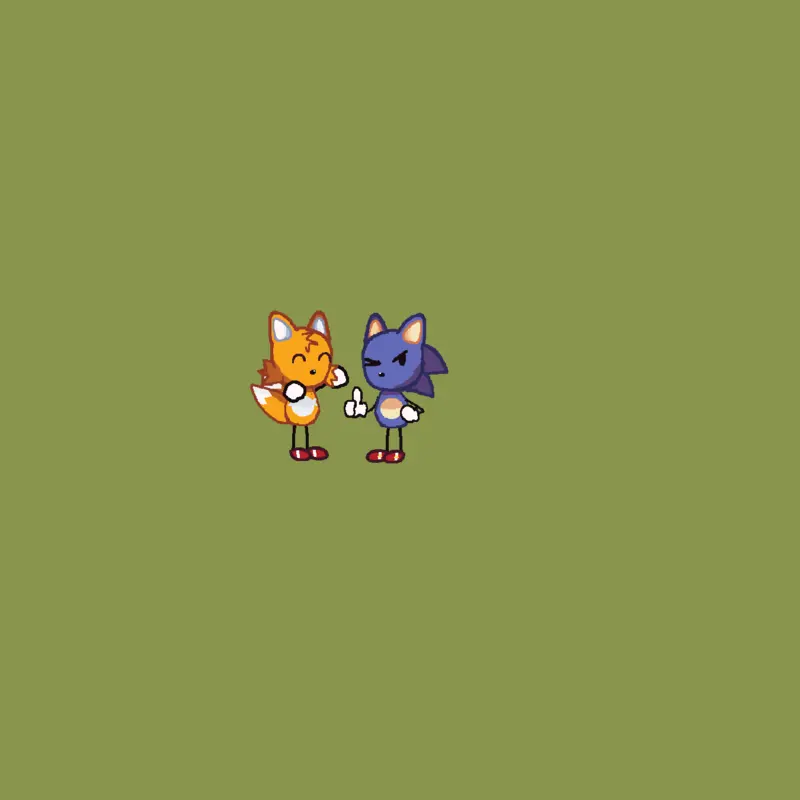 Sonic W Tails Junky by @bigb00y