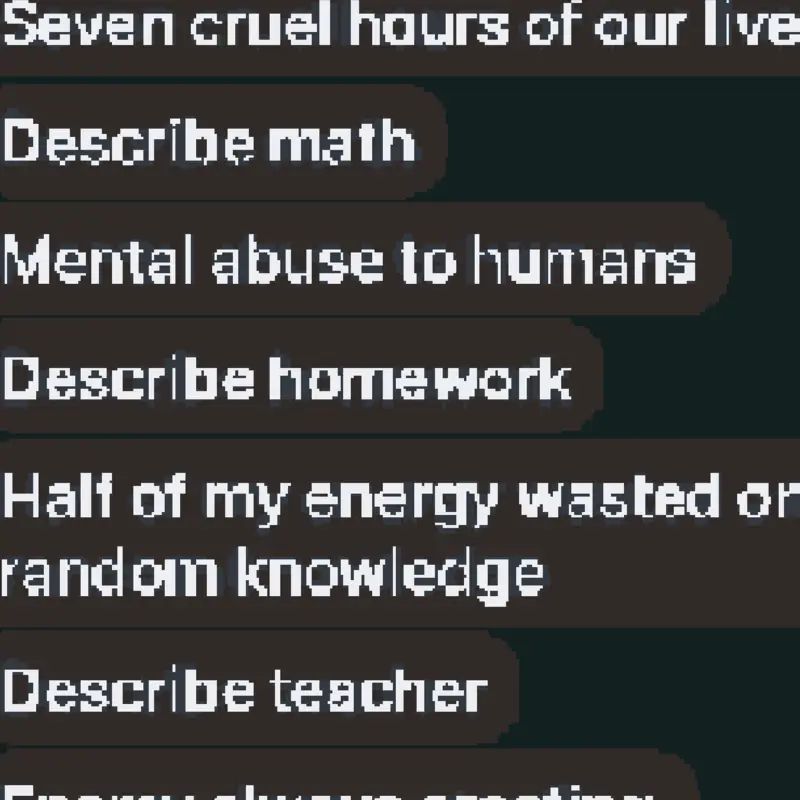 NOT IN SCHOOL IM JUST BEING HONEST by @urrakkaa_addy
