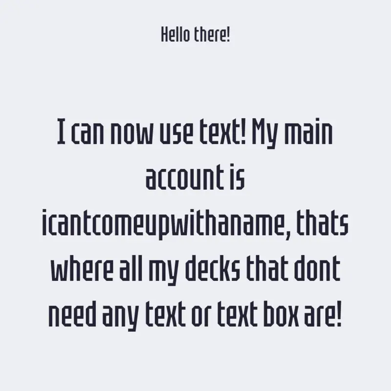 Game by @accountforlabeltext