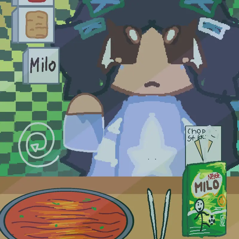 Mukbang/emmie by @PetroDefta