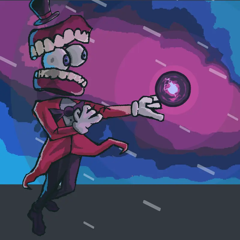Caine Hollow purple, Gojo jjk by @Ivanthe