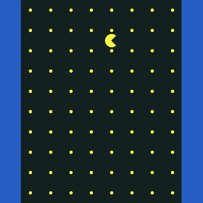 Pac-man-random by @Arcade_man