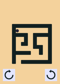 Simple maze game