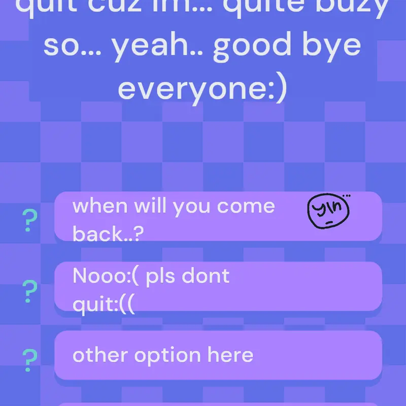 #pollkit #quitting #goodbyeguysseeyouint by @I_LOVE_NUGGETS